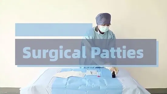 Los materiales consumibles médicos esterilizaron las empanadas quirúrgicas neuroquirúrgicas disponibles del laparoscopio