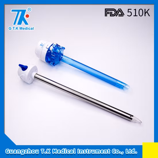 Trocar óptico sin cuchilla laparoscópico del instrumento quirúrgico con CE ISO13485